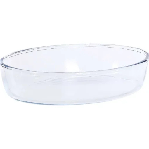 2 Plats Ovales En Verre