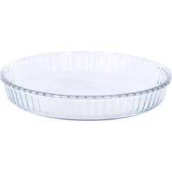 2 Plats Tarte Ronds En Verre