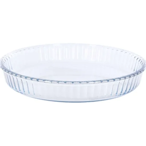 2 Plats Tarte Ronds En Verre
