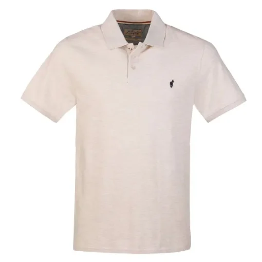 Polo En Maille Piqu Avec Broderie Poitrine
