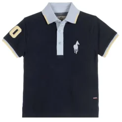 Polo Manches Courtes Avec Cussons 3/6 Ans