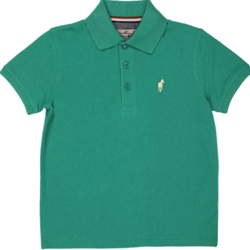 Polo Manches Courtes Avec Broderie 2/6 Ans