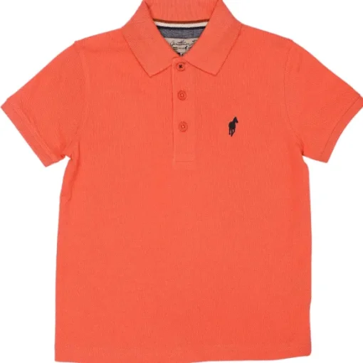Polo Manches Courtes Avec Broderie 2/6 Ans