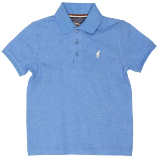 Polo Manches Courtes Avec Broderie 8/12 Ans