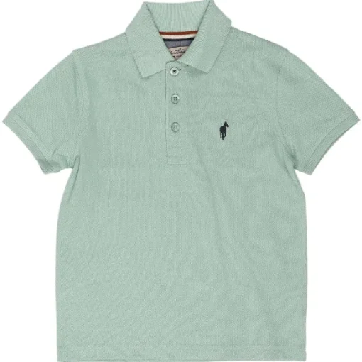 Polo Manches Courtes Avec Broderie 2/6 Ans