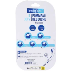 Pomme De Douche 5 Jets + Flexible