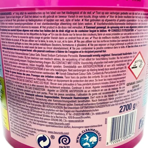 Poudre D Tachante Textile Oxi Action Rose Color Safe
