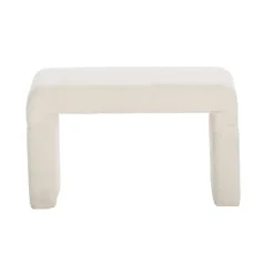 Pouf En Laine Boucl E