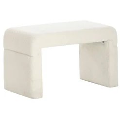 Pouf En Laine Boucl E