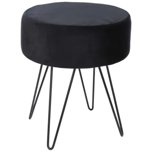 Pouf En Velours