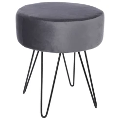 Pouf En Velours