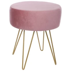 Pouf En Velours
