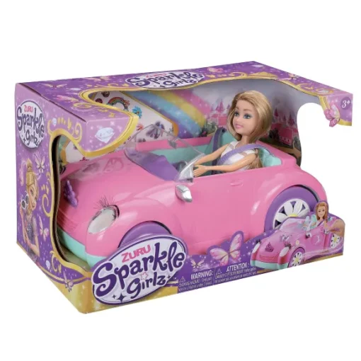 Poup E Mannequin Dans Son Cabriolet