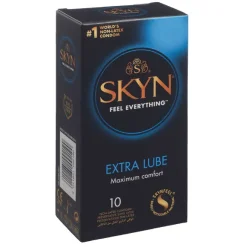 10 Pr Servatifs Skyn Extra Lub Confort Maximum
