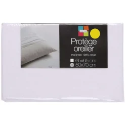 Prot Ge Taie D'Oreiller 65 X 65 Cm Molletonn