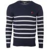 Pull Col Rond Avec Broderie La Poitrine