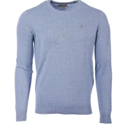 Pull Col Rond Uni Avec Broderie La Poitrine