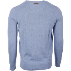 Pull Col Rond Uni Avec Broderie La Poitrine