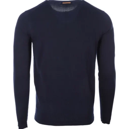 Pull Col Rond Uni Avec Broderie La Poitrine