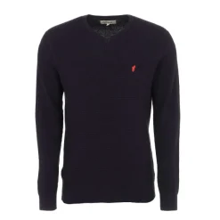 Pull Col V Avec Broderie La Poitrine