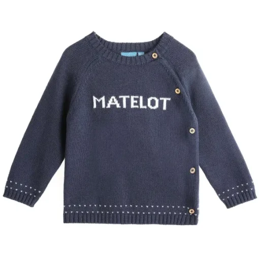 Pull En Coton Biologique 3/36 Mois