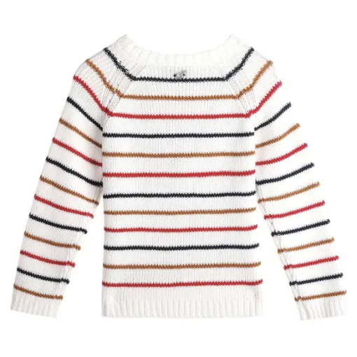 Pull En Coton Biologique 3/36 Mois