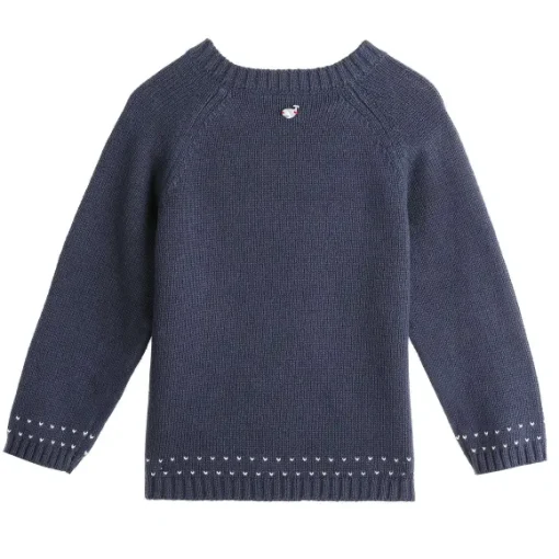 Pull En Coton Biologique 3/36 Mois