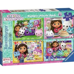 4 Puzzles Gabby'S Dollhouse