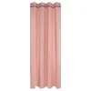 Rideau Illets En Coton Rose
