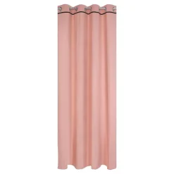 Rideau Illets En Coton Rose