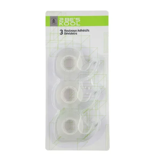 3 Rouleaux De Ruban Adh Sif + D Rouleur