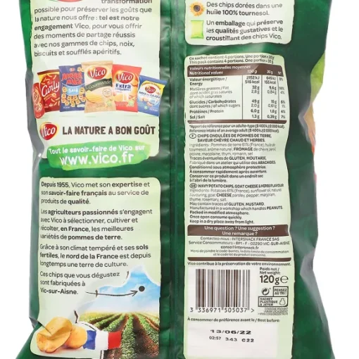 Sachet De Chips Grill Saveur Ch Vre Chaud Et Herbes
