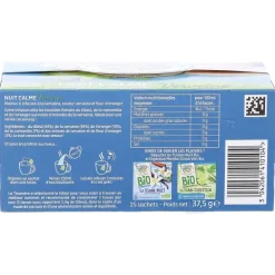 25 Sachets Infusion Nuit Calme Verveine