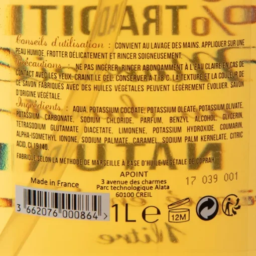 Savon Liquide Main Naturel 1L