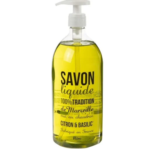 Savon Liquide Mains Citron Basilic 1L