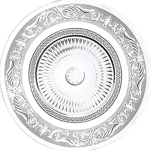 Service 18 Pi Ces Assiettes Et Coupelles En Verre