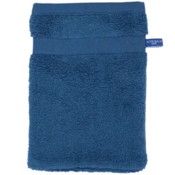 1 Serviette De Toilette 50X100 + 1 Gant Bleu