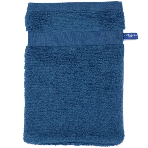 1 Serviette De Toilette 50X100 + 1 Gant Bleu