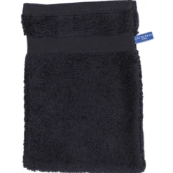 1 Serviette De Toilette 50X100 + 1 Gant Noir