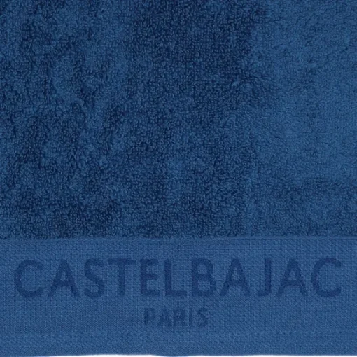 1 Serviette De Toilette 50X100 + 1 Gant Bleu