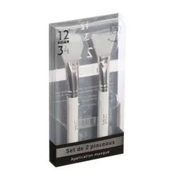 Set 2 Pinceaux En Silicone
