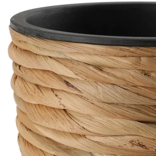 Set De 2 Pots Ronds En Jacinthe D'Eau