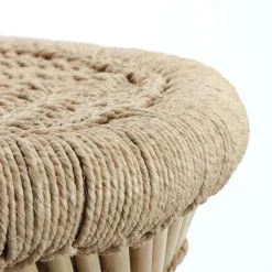 Set De 2 Tables D'Appoint En Corde Naturelle