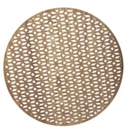 Set De Table Rond En Bois