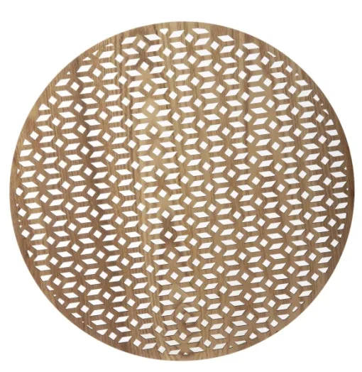 Set De Table Rond En Bois
