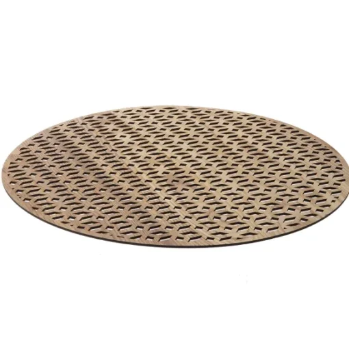 Set De Table Rond En Bois