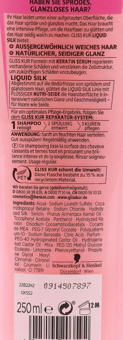 Shampoing Brillance Soie Liquide