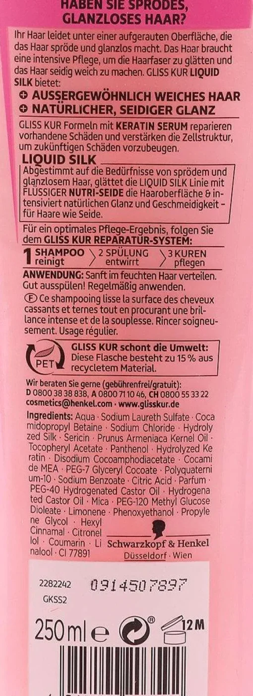 Shampoing Brillance Soie Liquide