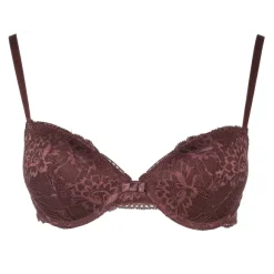 Soutien Gorge En Dentelle Prune