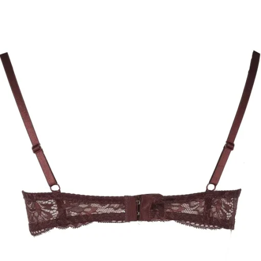Soutien Gorge En Dentelle Prune